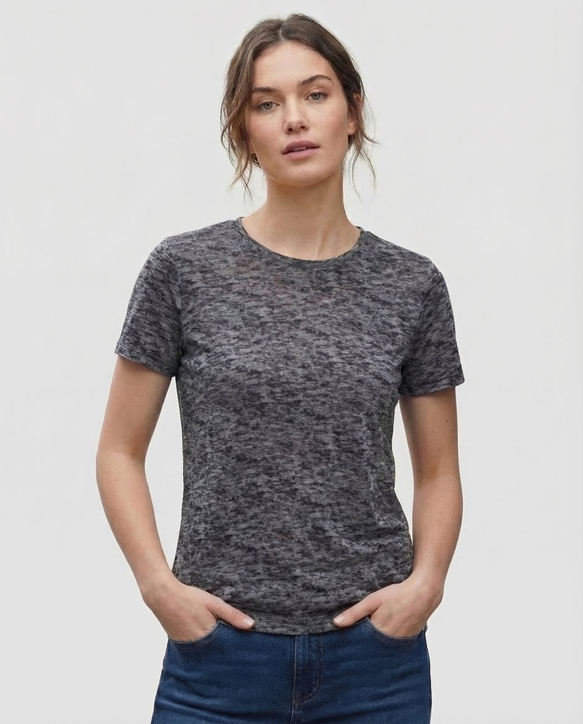 Regular Tee - Airfade / Charcoal