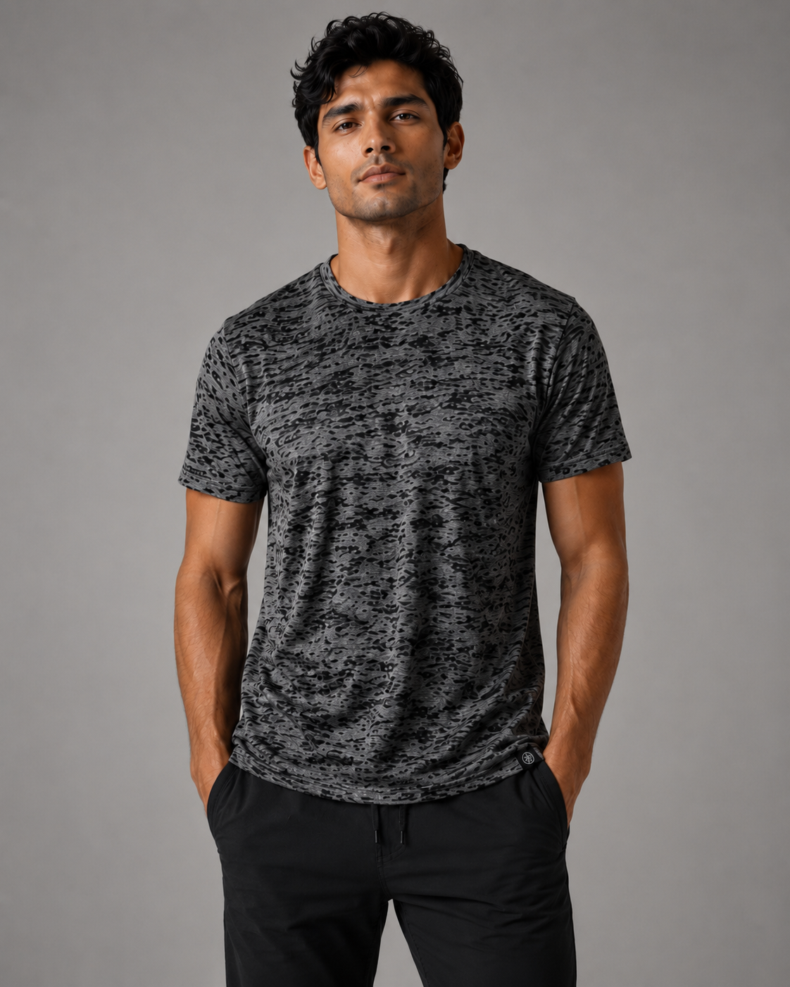 Regular Tee - Airfade / Charcoal