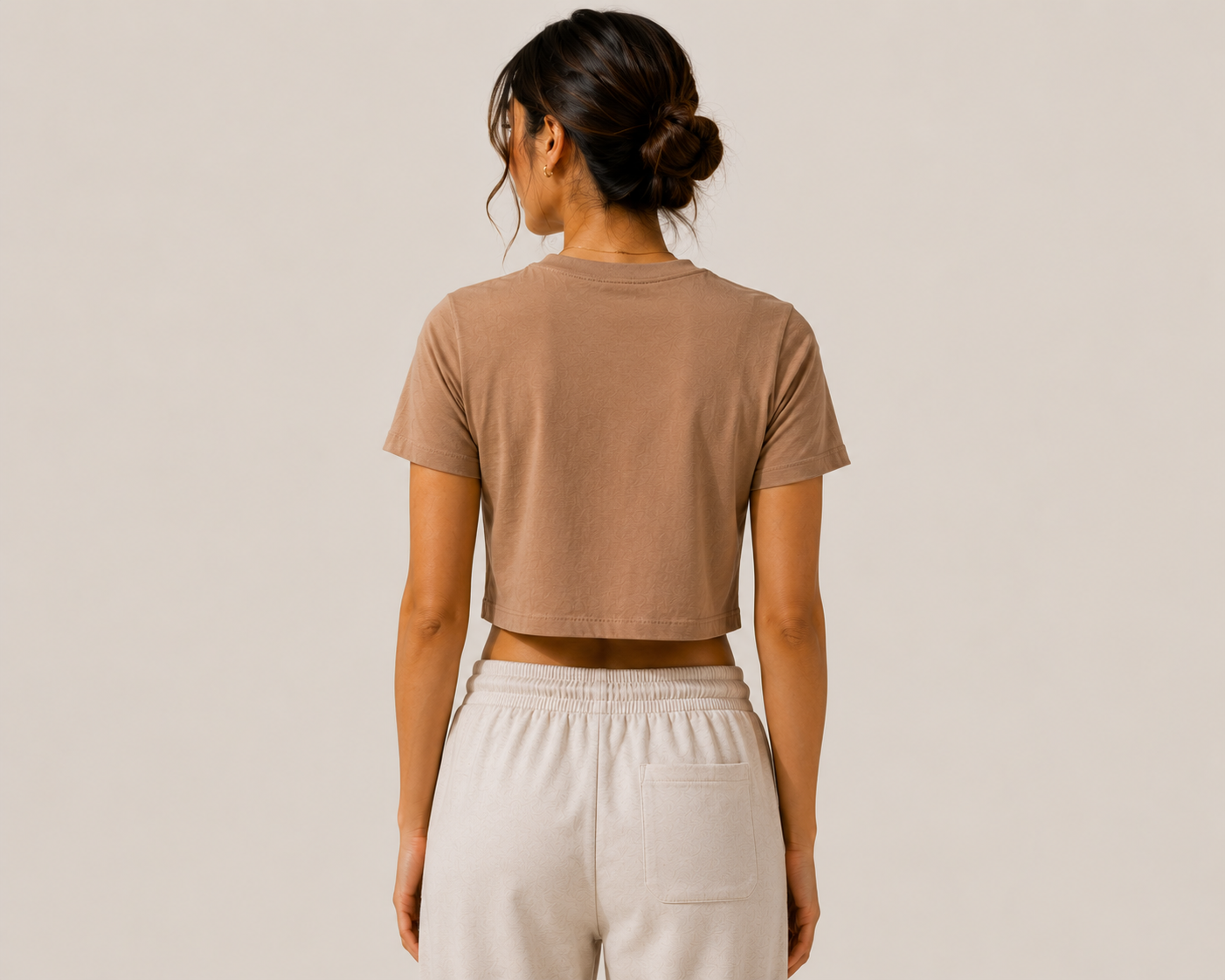 Crop Tee - Dune