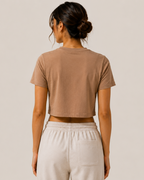 Crop Tee - Dune