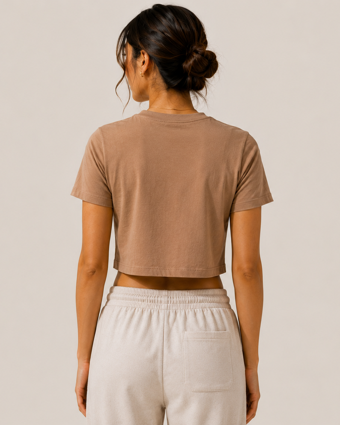 Crop Tee - Dune