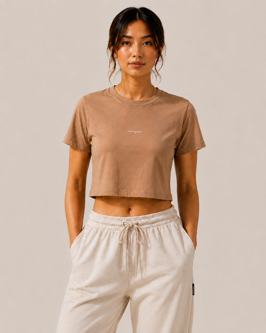Crop Tee - Dune