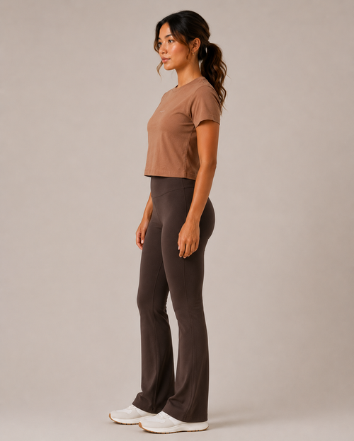Everyday Crop Tee - Dune