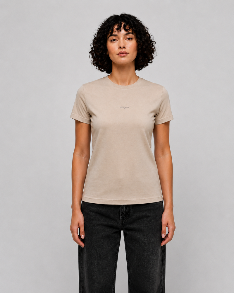 Stretch Tee - Beige