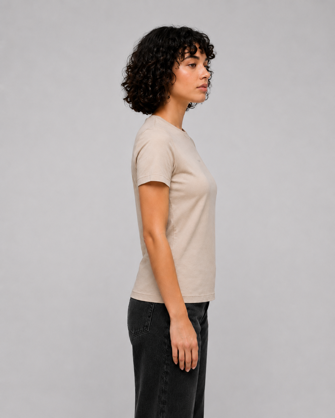 Stretch Tee - Beige