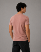 Stretch Tee - Rose Tan