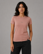 Stretch Tee - Rose Tan