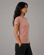 Stretch Tee - Rose Tan