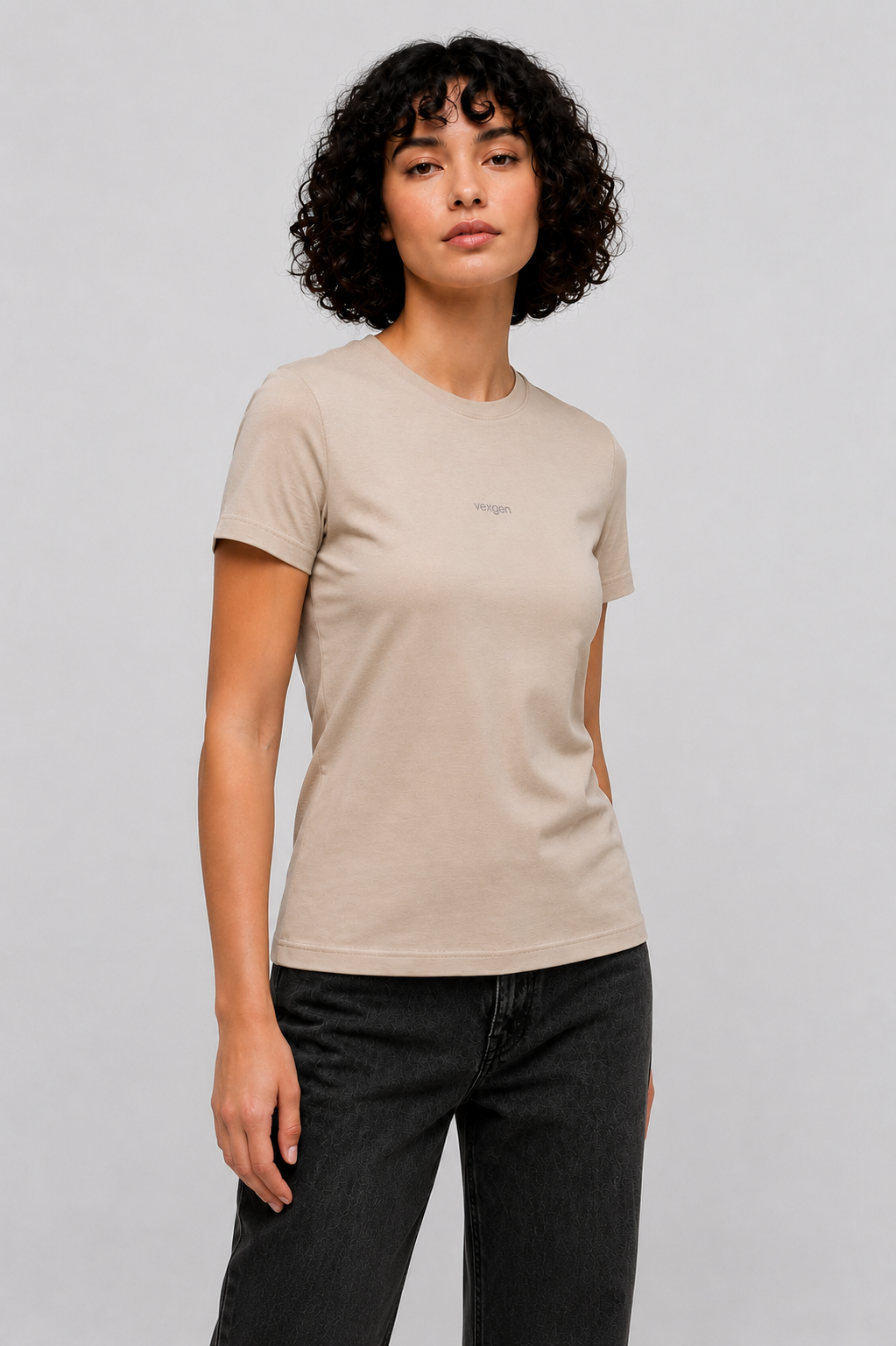 Stretch Tee - Beige