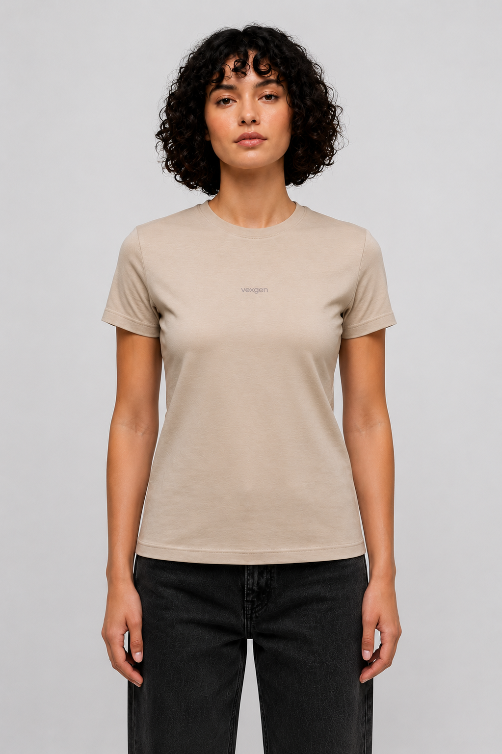 Stretch Tee - Beige